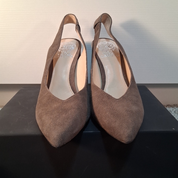Vince Camuto Almista Suede Pointy Toe Slingback Size 7 - Picture 1 of 12